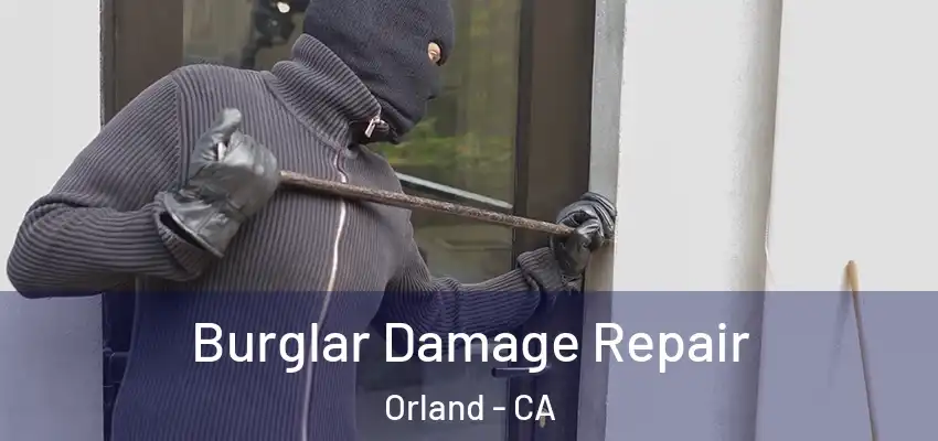  Burglar Damage Repair Orland - CA