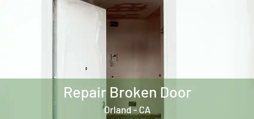  Repair Broken Door Orland - CA